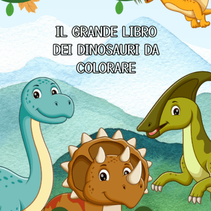 dinosauri da colorare per bambini 3-8 anni