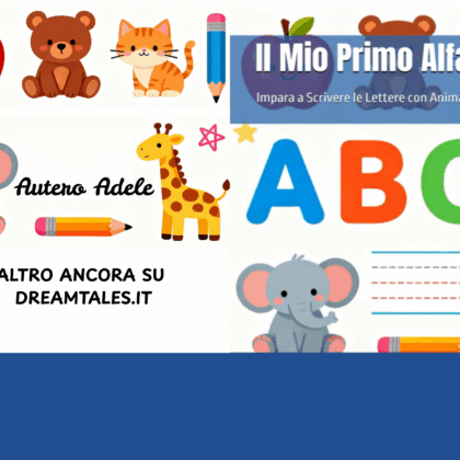 impara a scrivere lettere bambini