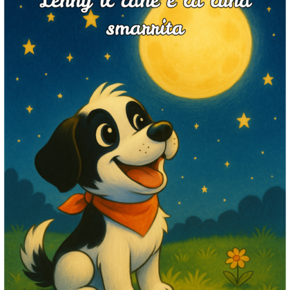 Lenny il Cane e la Luna Smarrita libro illustrato per bambini