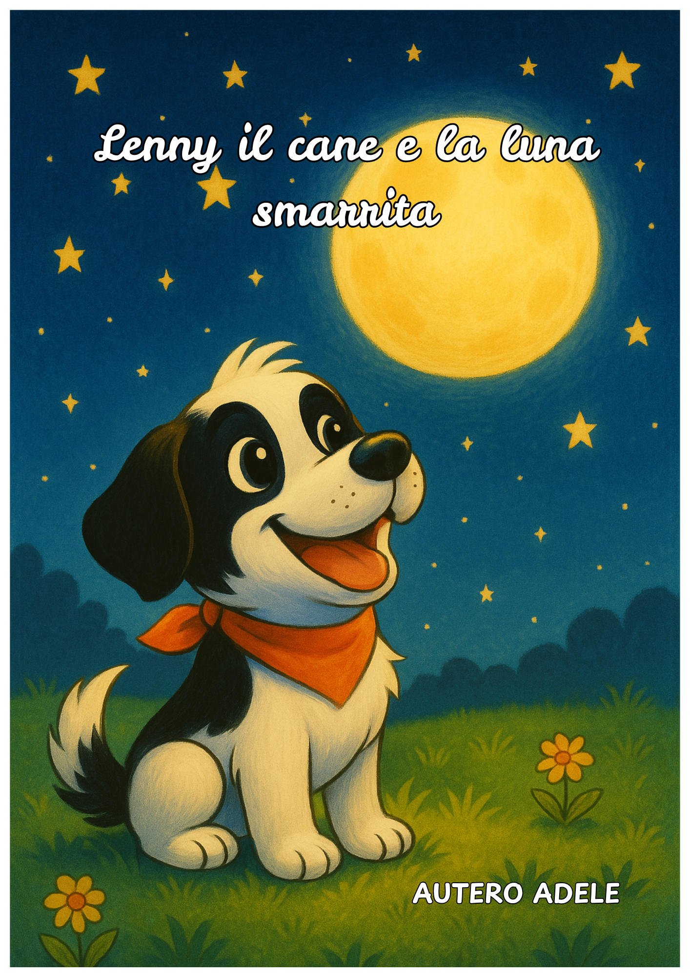 Lenny il Cane e la Luna Smarrita libro illustrato per bambini