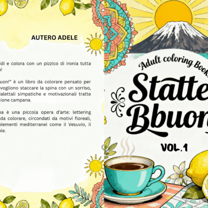 statte bbuon volume 1 libro da colorare napoletano