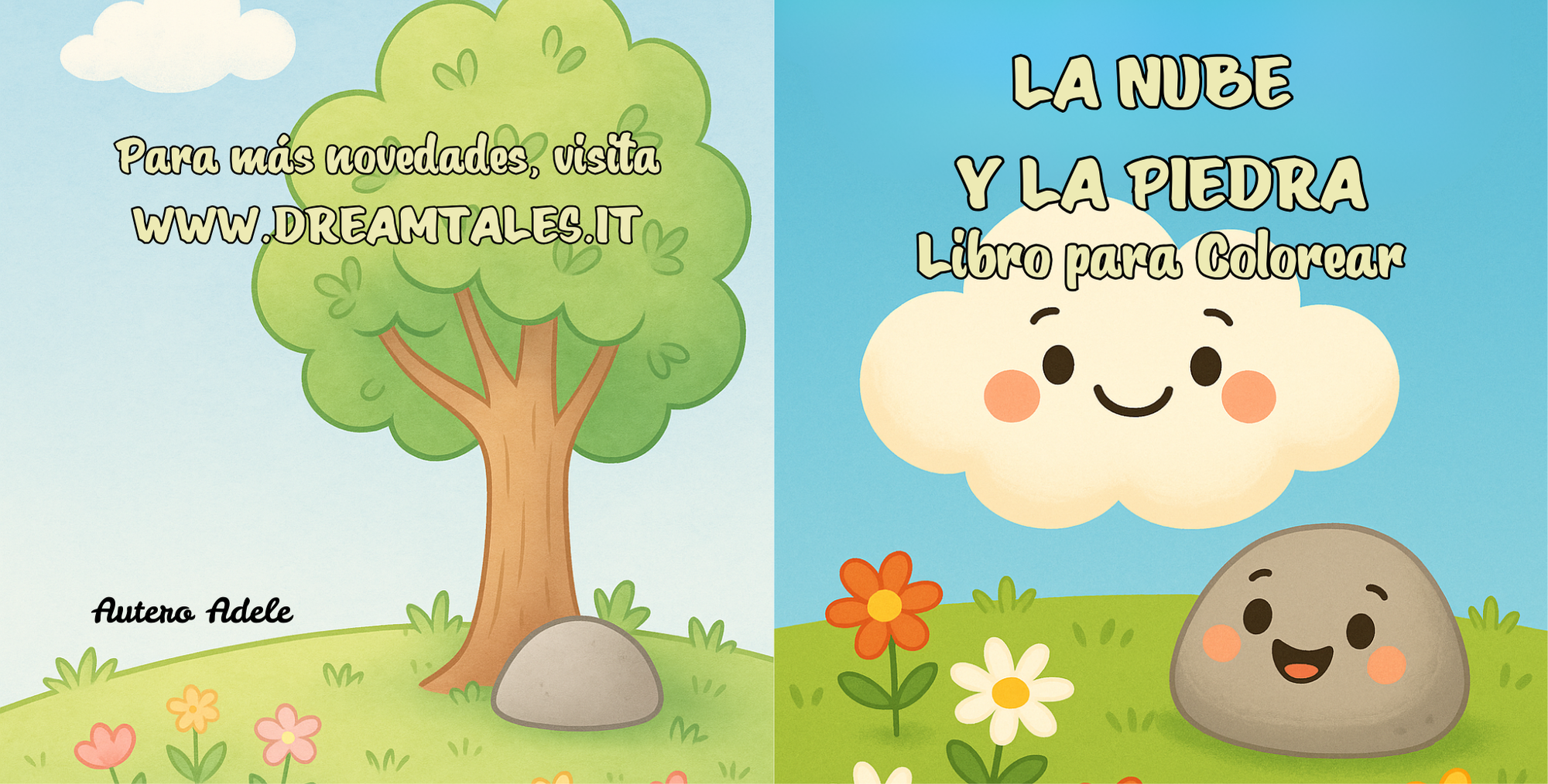 La Nube y la Piedra libro para colorear
