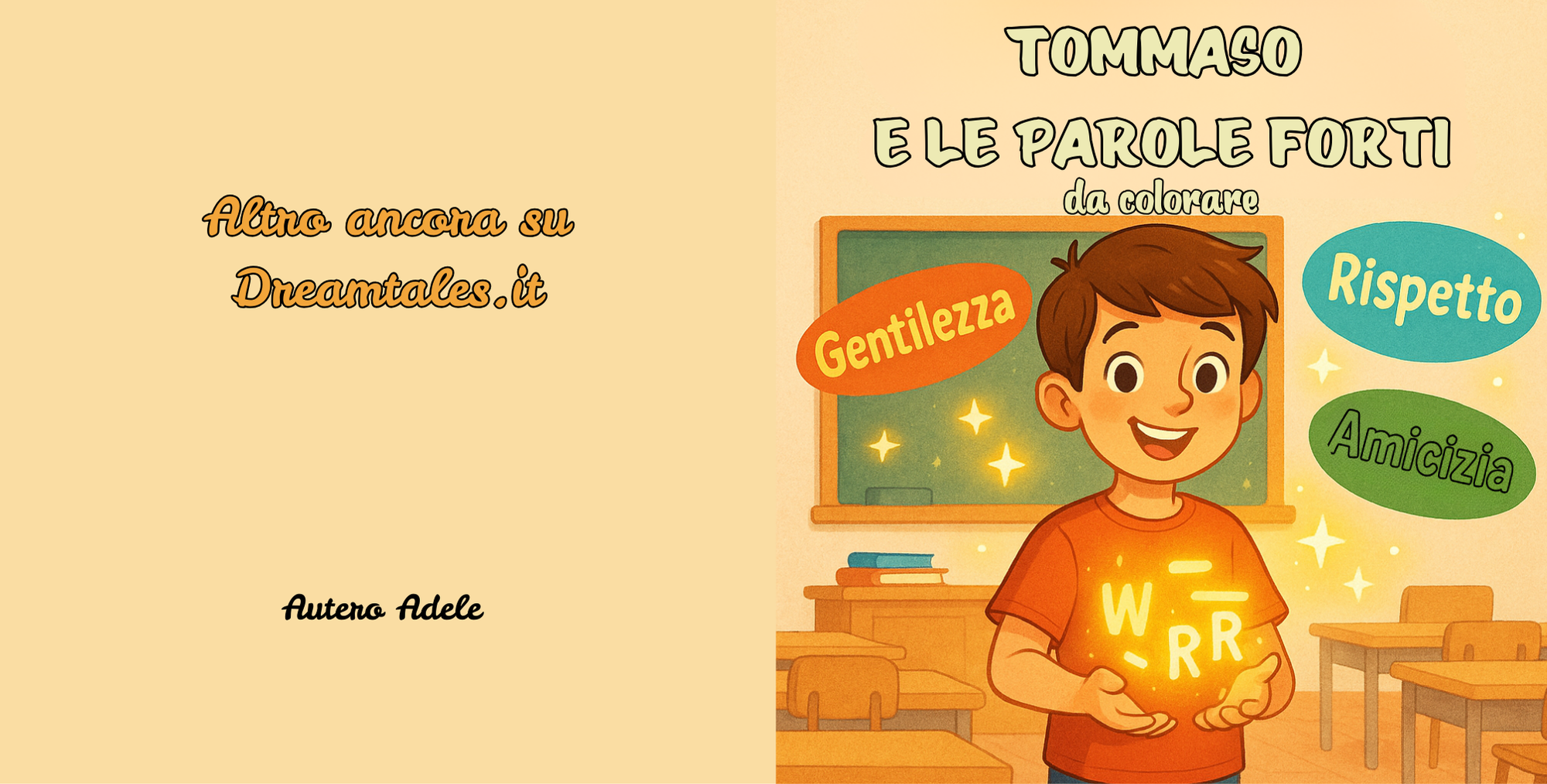 Tommaso e le parole forti da colorare