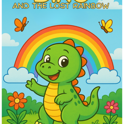 Dino and the Lost Rainbow dinosaur book for children