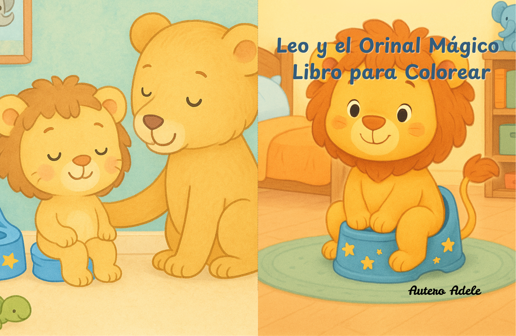 Leo y el Orinal Mágico Libro para Colorear